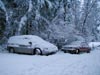 Our cars in the morning